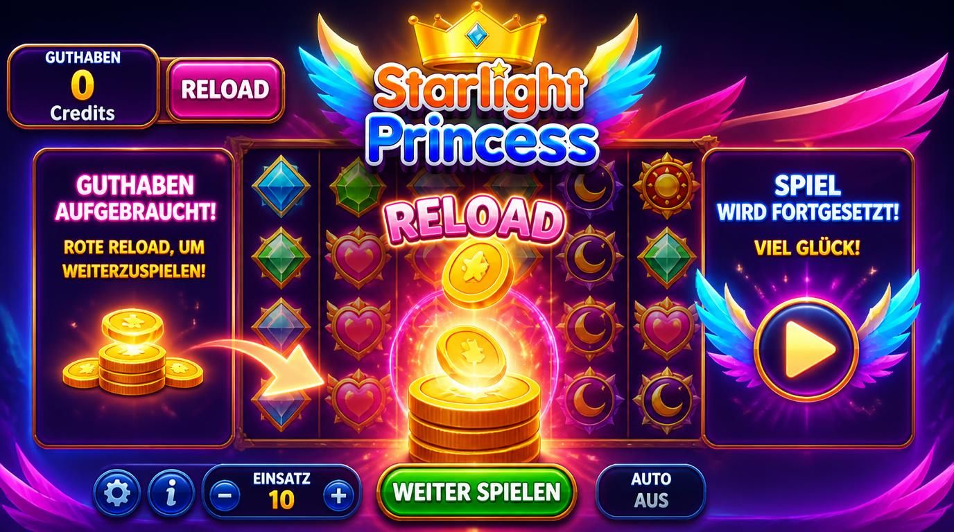 Guthabenanzeige bei null mit Option zum Neuladen