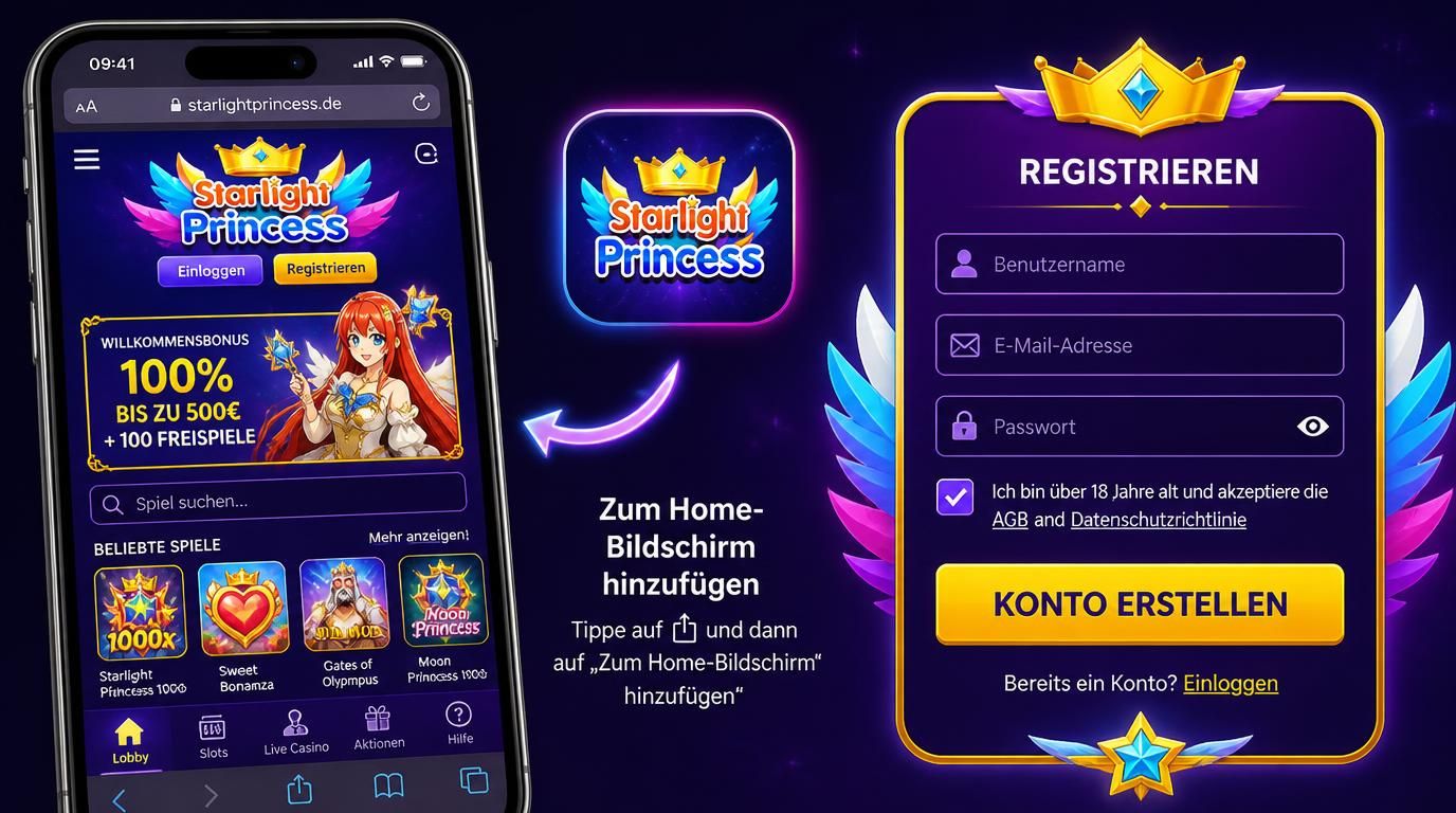 iPhone mit Safari-Webseite und Shortcut „Zum Home-Bildschirm hinzufügen“